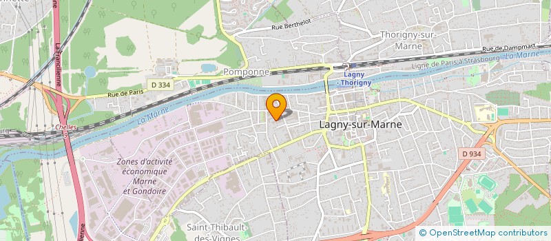 localisation de l'entreprise 791 998 354   LAGNY-SUR-MARNE