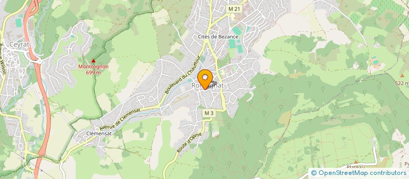 localisation de l'entreprise 792 002 032   SAUXILLANGES