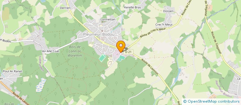 localisation de l'entreprise 792 009 490   PLEUMEUR-BODOU