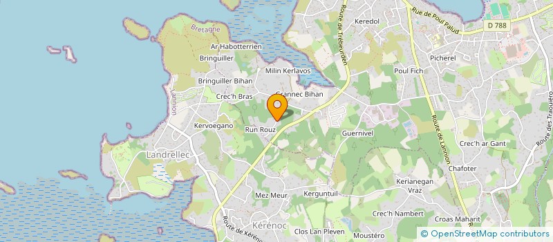 localisation de l'entreprise 792 034 043   TREGASTEL