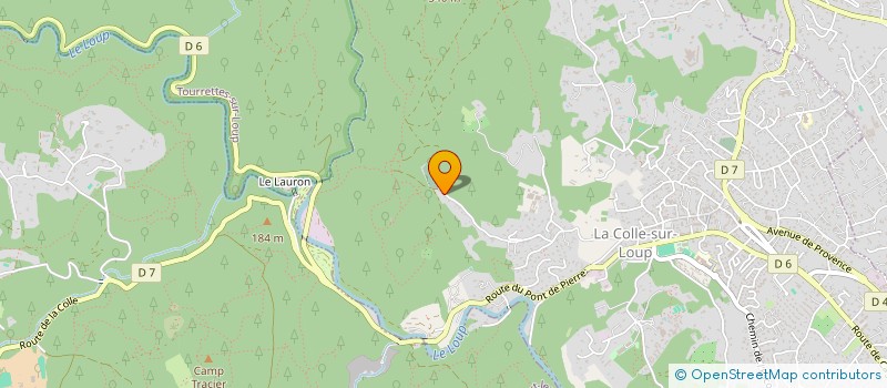 localisation de l'entreprise 792 059 099   LA COLLE-SUR-LOUP