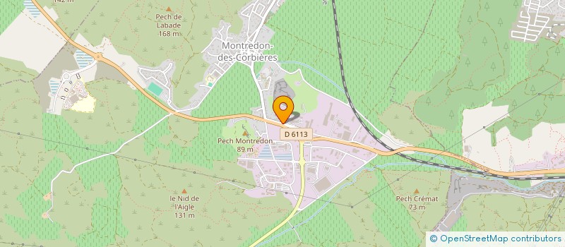 localisation de l'entreprise 792 062 200   FABREZAN