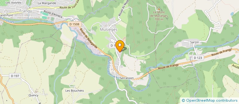 localisation de l'entreprise 792 091 787 à MUSIEGES