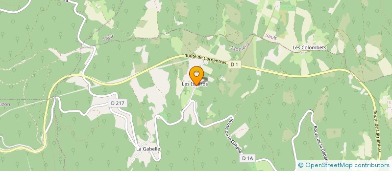 localisation de l'entreprise 792 092 934 à MONIEUX