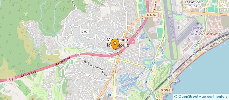 localisation de l'entreprise 792 093 510   MANDELIEU-LA-NAPOULE