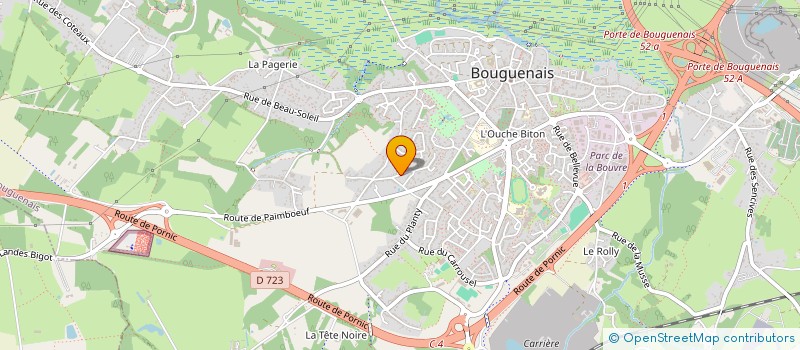 localisation de l'entreprise 792 099 772   CHATEAUGIRON