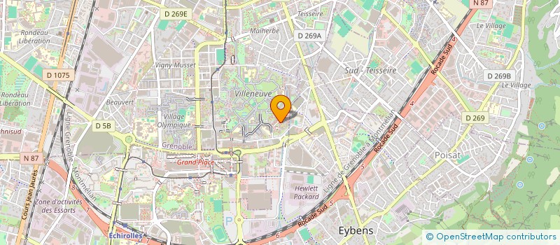 localisation de l'entreprise 792 113 821   SAINT-MARTIN-D'HERES