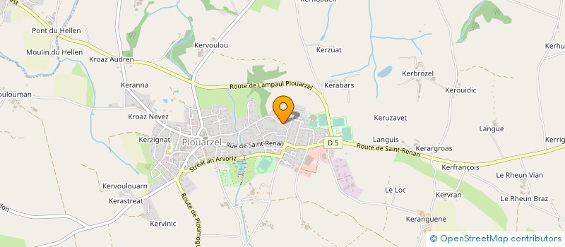 localisation de l'entreprise 792 131 914   PLOUARZEL