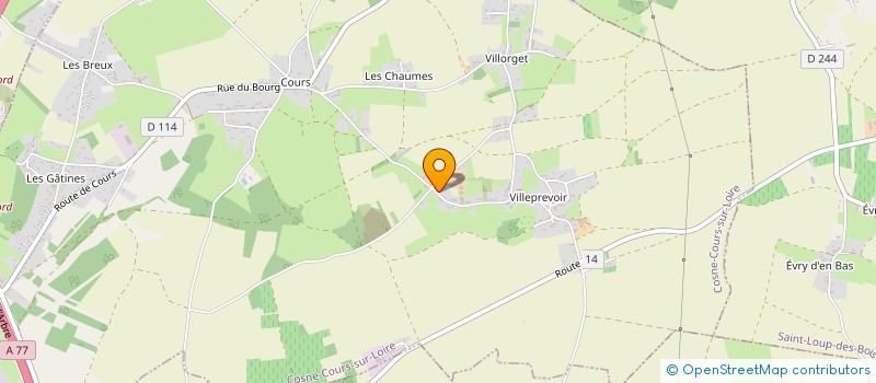 localisation de l'entreprise 792 138 810 à COSNE-COURS-SUR-LOIRE