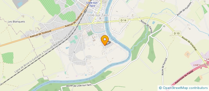 localisation de l'entreprise 792 140 683   LISLE-SUR-TARN