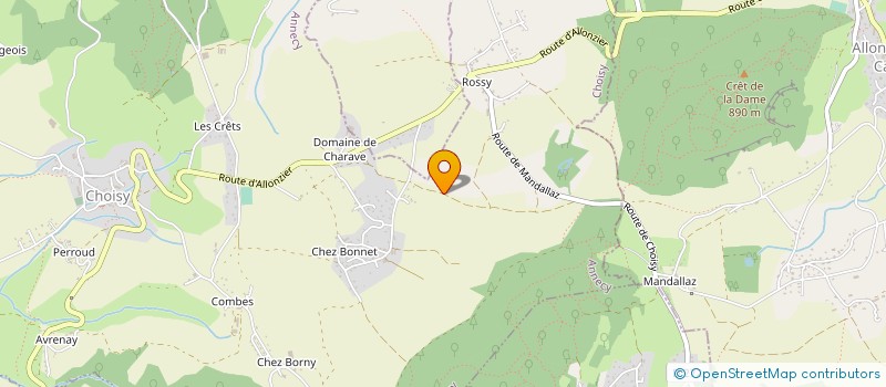 localisation de l'entreprise 792 173 106   CHOISY