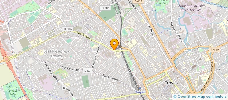 localisation de l'entreprise 792 176 950 à TROYES
