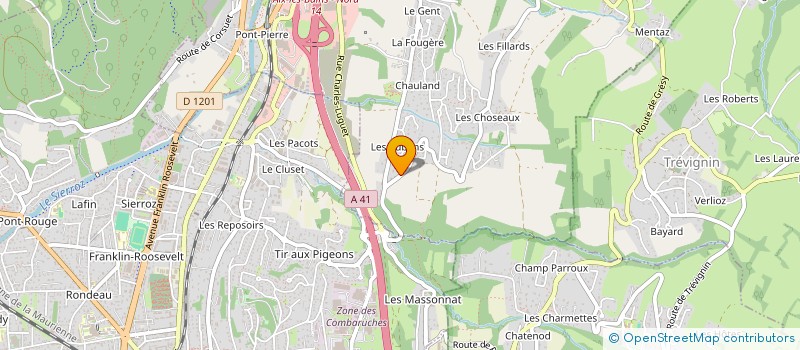 localisation de l'entreprise 792 180 143 à GRESY-SUR-AIX