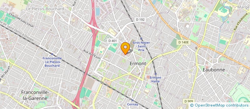 localisation de l'entreprise 792 184 574   POISSY