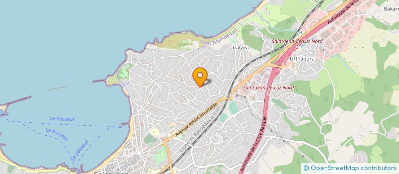 localisation de l'entreprise 792 190 076   SAINT-JEAN-DE-LUZ