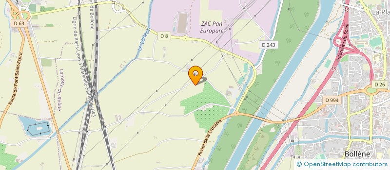 localisation de l'entreprise 792 249 971   BOLLENE