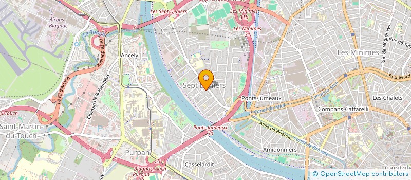 localisation de l'entreprise 792 251 340 à TOULOUSE