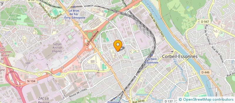 localisation de l'entreprise 792 254 765 à CORBEIL-ESSONNES