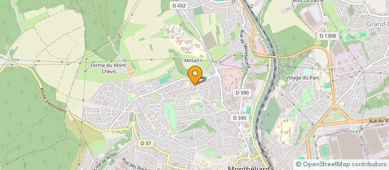 localisation de l'entreprise 792 257 834 à MONTBELIARD