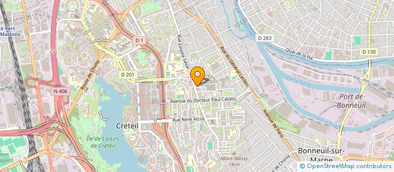 localisation de l'entreprise 792 262 701   CRETEIL