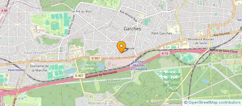 localisation de l'entreprise 792 308 942  à GARCHES