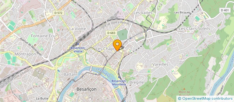 localisation de l'entreprise 792 317 133 à BESANCON