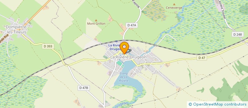 localisation de l'entreprise 792 317 760   LA RIVIERE-DRUGEON