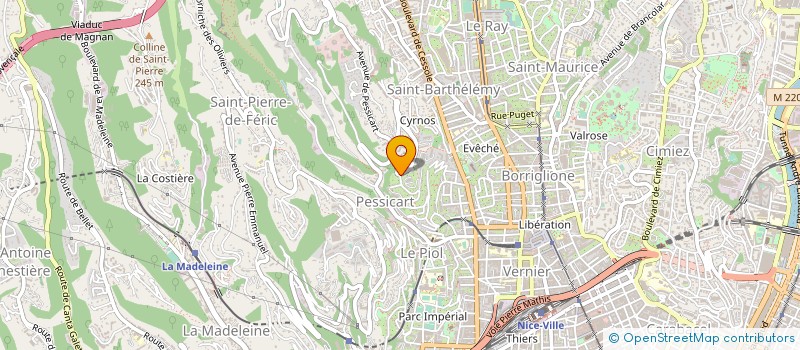 localisation de l'entreprise 792 349 409 à NICE