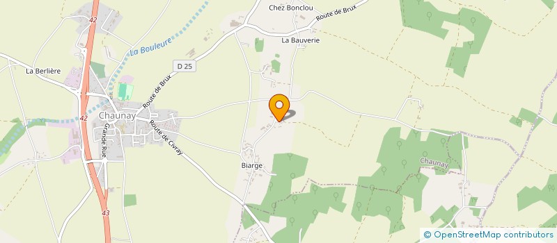 localisation de l'entreprise 792 388 035   CHAUNAY