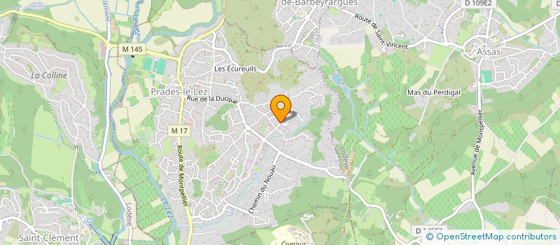 localisation de l'entreprise 792 417 628 à PRADES-LE-LEZ