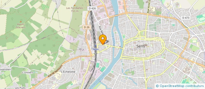 localisation de l'entreprise 792 429 870 à SENS