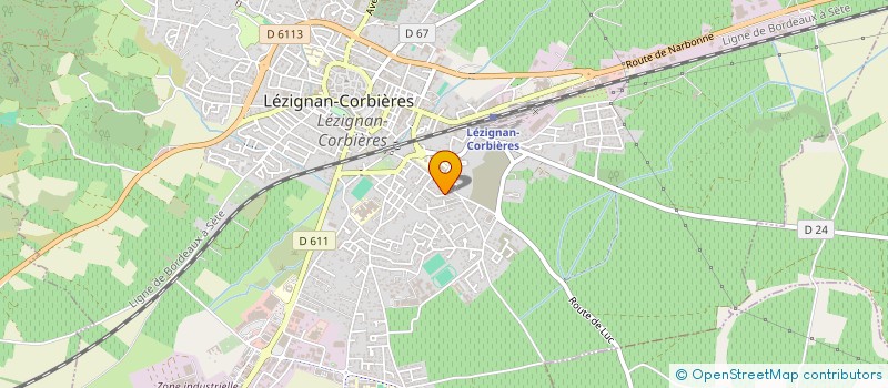 localisation de l'entreprise 792 436 404   LEZIGNAN-CORBIERES