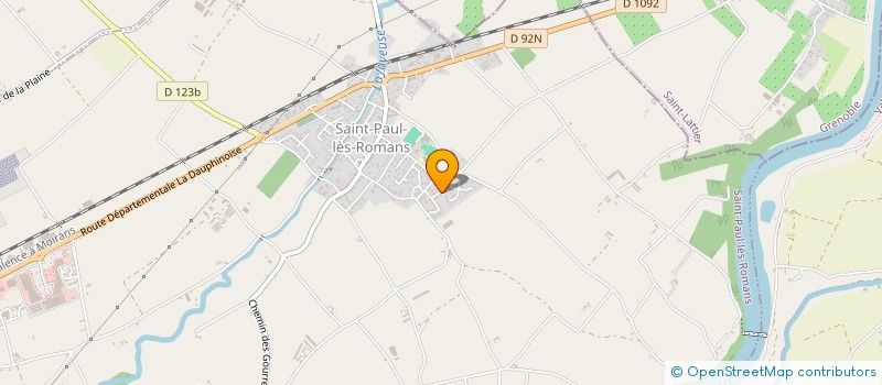 localisation de l'entreprise 792 445 439   ROMANS-SUR-ISERE