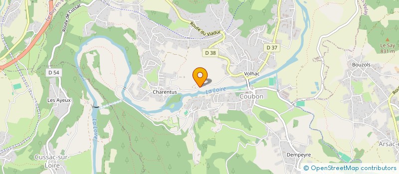 localisation de l'entreprise 792 463 499 à COUBON