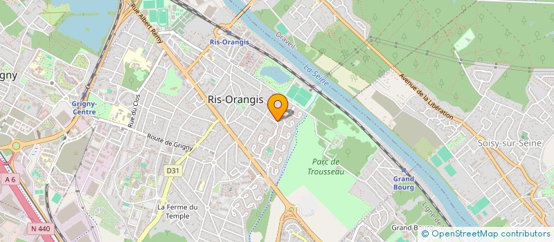 localisation de l'entreprise 792 468 670   RIS-ORANGIS