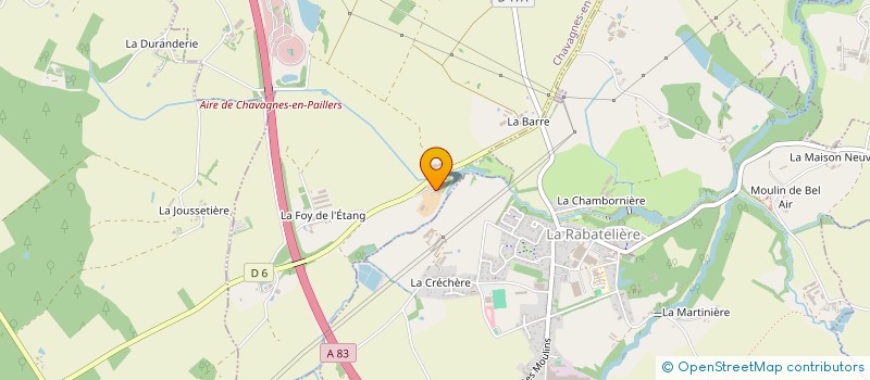 localisation de l'entreprise 792 473 035   CHAVAGNES-EN-PAILLERS