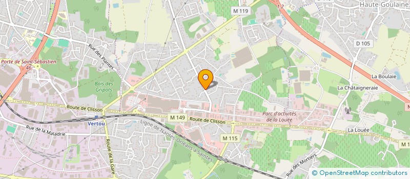 localisation de l'entreprise 792 483 380   BASSE-GOULAINE