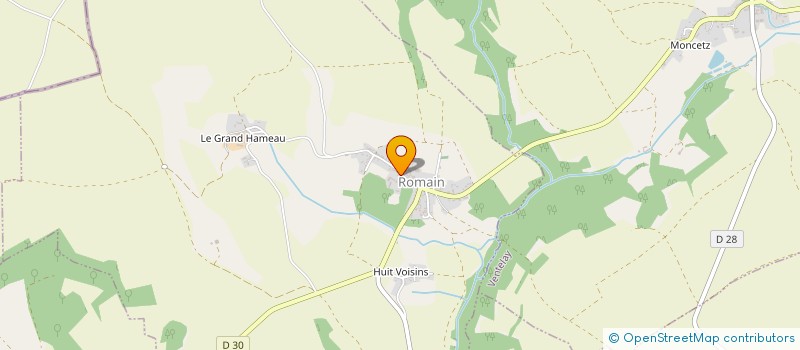 localisation de l'entreprise 792 506 313   ROMAIN