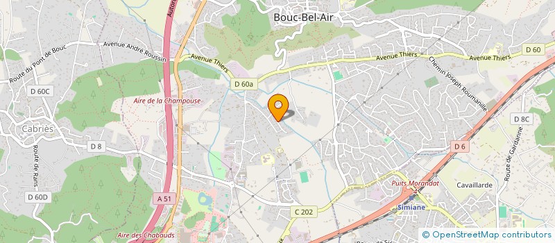 localisation de l'entreprise 792 507 451 à BOUC-BEL-AIR