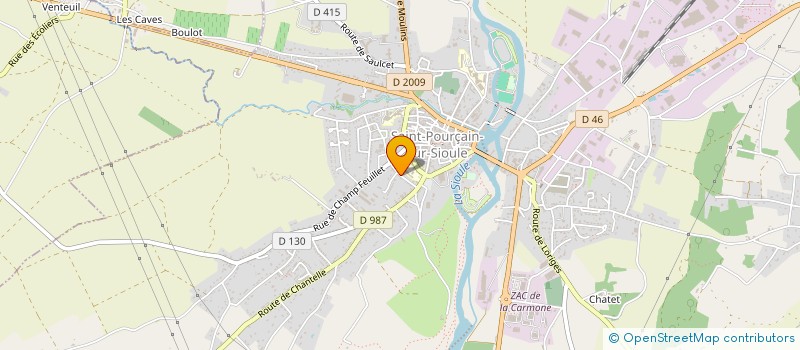 localisation de l'entreprise 792 515 777   SAINT-POURCAIN-SUR-SIOULE