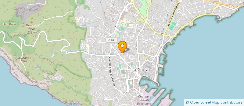 localisation de l'entreprise 792 538 043 à LA CIOTAT