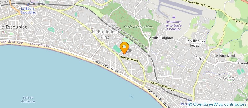 localisation de l'entreprise 792 538 969   LA BAULE-ESCOUBLAC