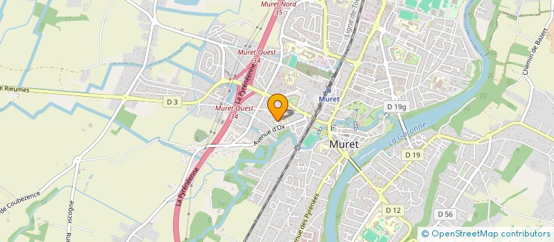 localisation de l'entreprise 792 543 514   MURET