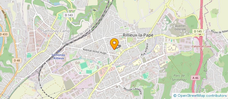 localisation de l'entreprise 792 550 766   RILLIEUX-LA-PAPE