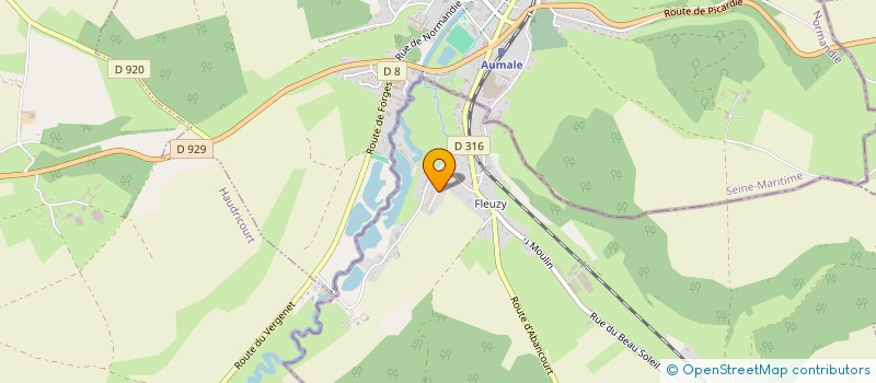 localisation de l'entreprise 792 569 683 à QUINCAMPOIX-FLEUZY