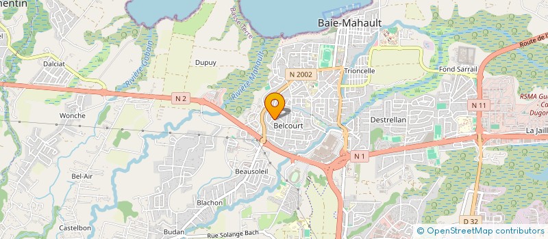 localisation de l'entreprise 792 580 151   BAIE-MAHAULT