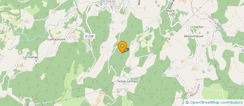 localisation de l'entreprise 792 588 493   ALBOUSSIERE