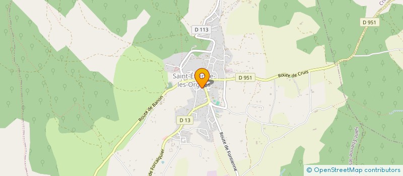 localisation de l'entreprise 792 600 140 à SAINT-ETIENNE-LES-ORGUES