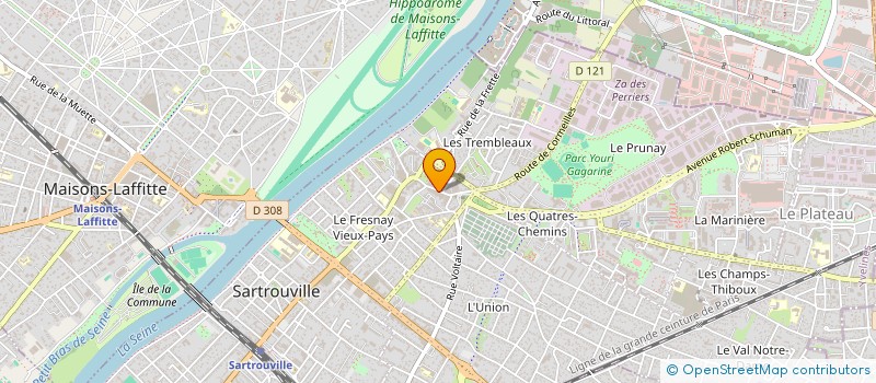 localisation de l'entreprise 792 620 825   SARTROUVILLE