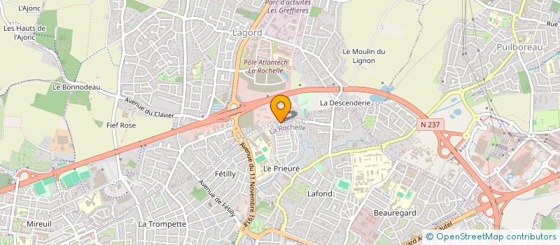 localisation de l'entreprise 792 624 520   ROCHEFORT